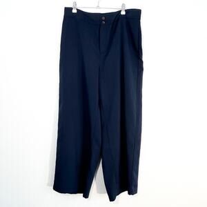 BloomChic Pants Women's 12 Wide Leg Flowy Lagenlook Casual Minimalist Boho Work
